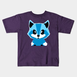 Colorful Cartoon Raccoon Kit aka Baby Trash Panda (MD23Ani001b) Kids T-Shirt